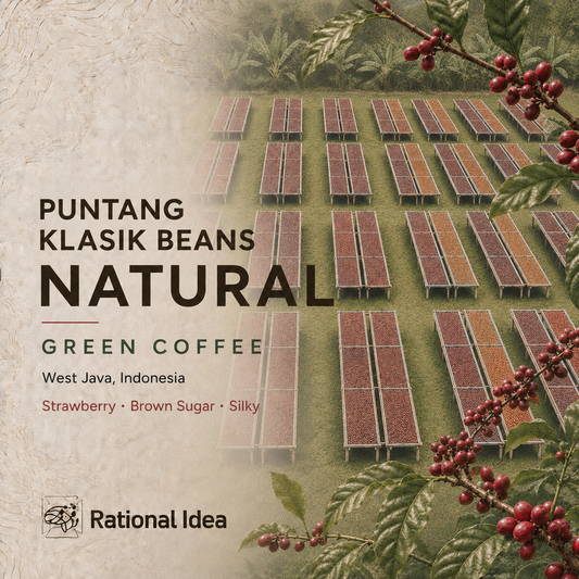 【NEW】コーヒー生豆 Puntang Klasik Beans RI｜Natural｜4kg